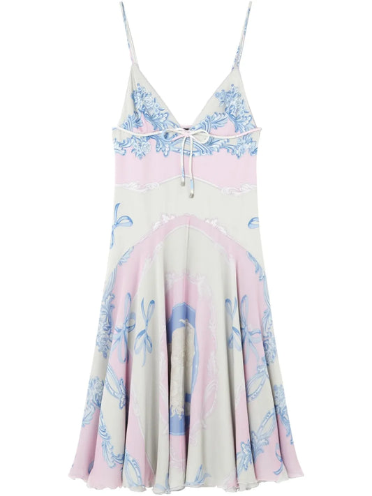 Cameo Silk Midi Dress
