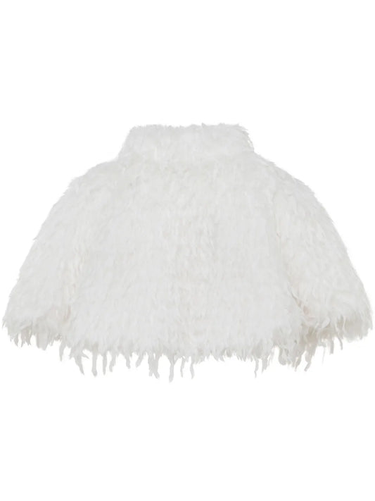 Faux-Fur Wedding Capelet