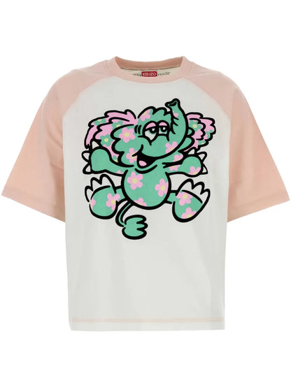 Cartoon-Print T-Shirt