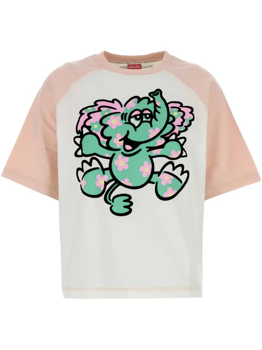 Cartoon-Print T-Shirt