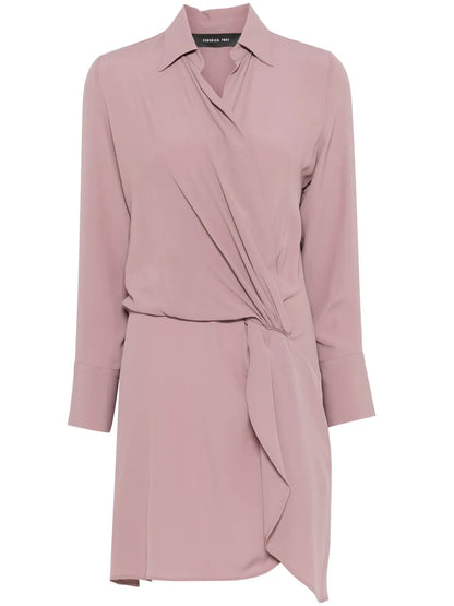 Crepe Mini Dress
