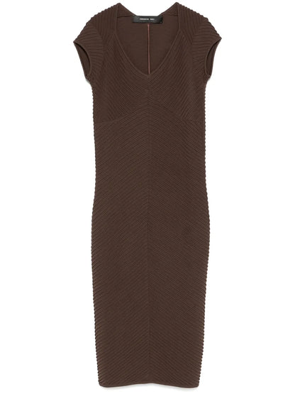 Ribbed Midi Dress