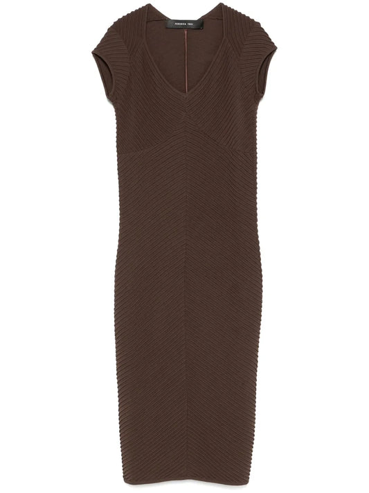 Ribbed Midi Dress