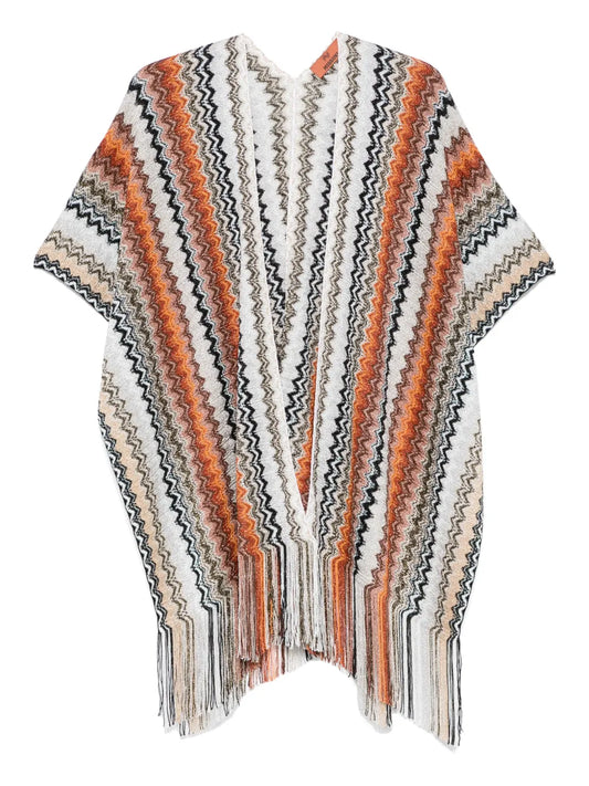 Zigzag-Pattern Cape