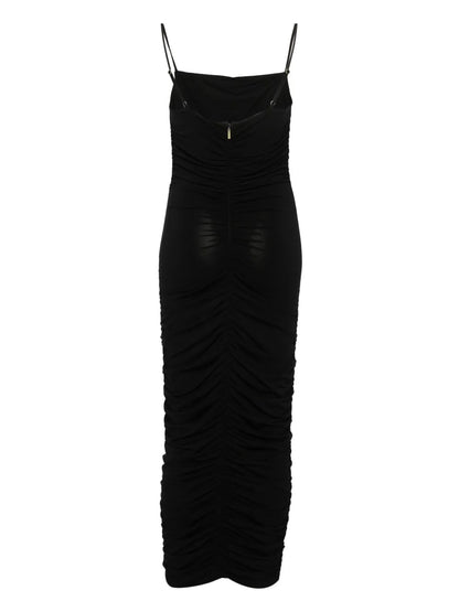 Ruched Jersey Midi Dress