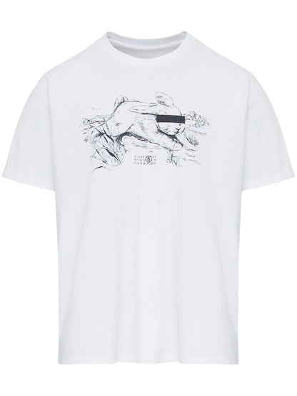 Illustration-Print T-Shirt