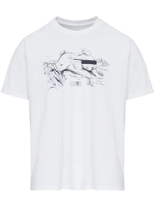 Illustration-Print T-Shirt