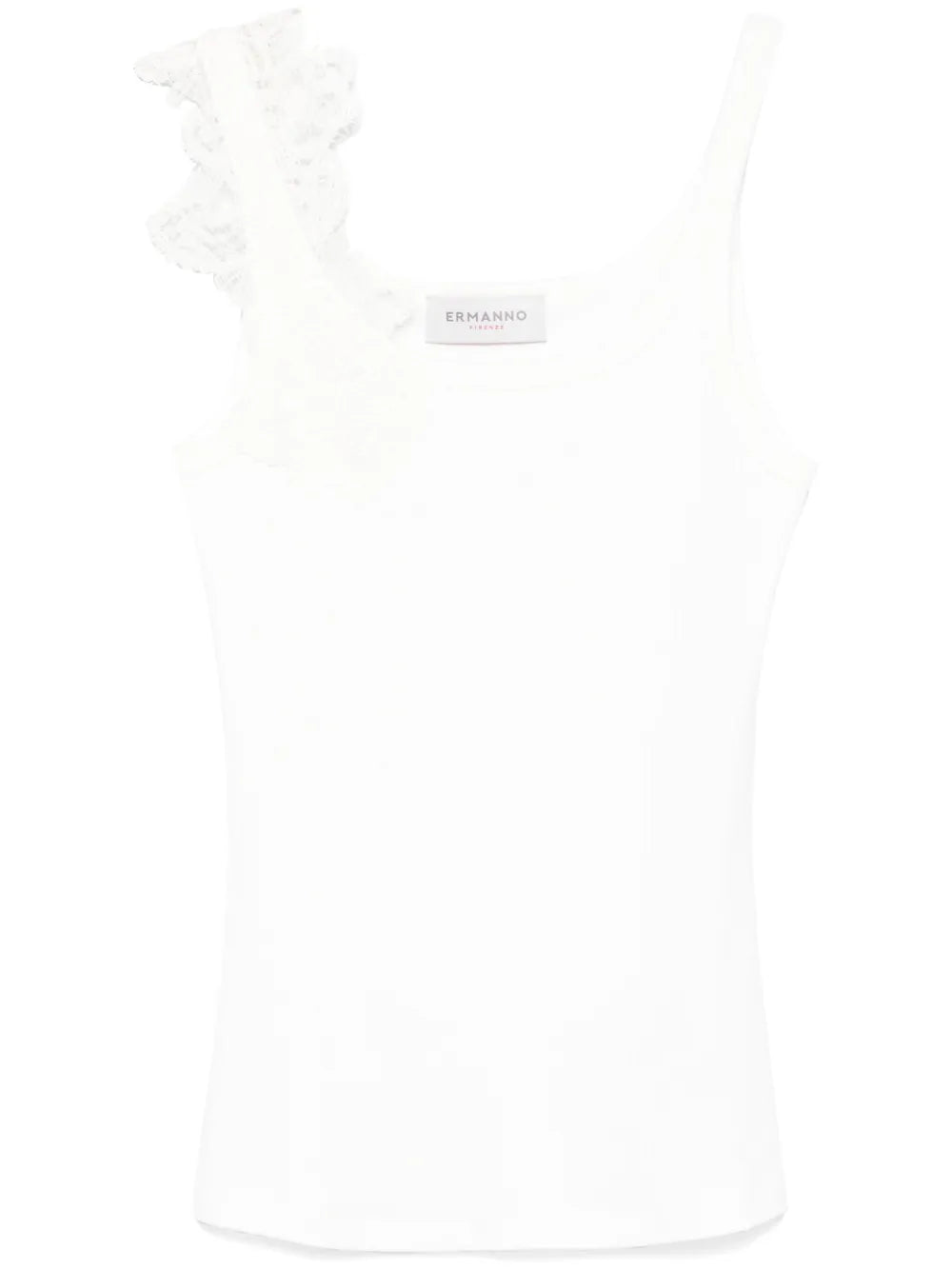 Lace-Detail Tank Top