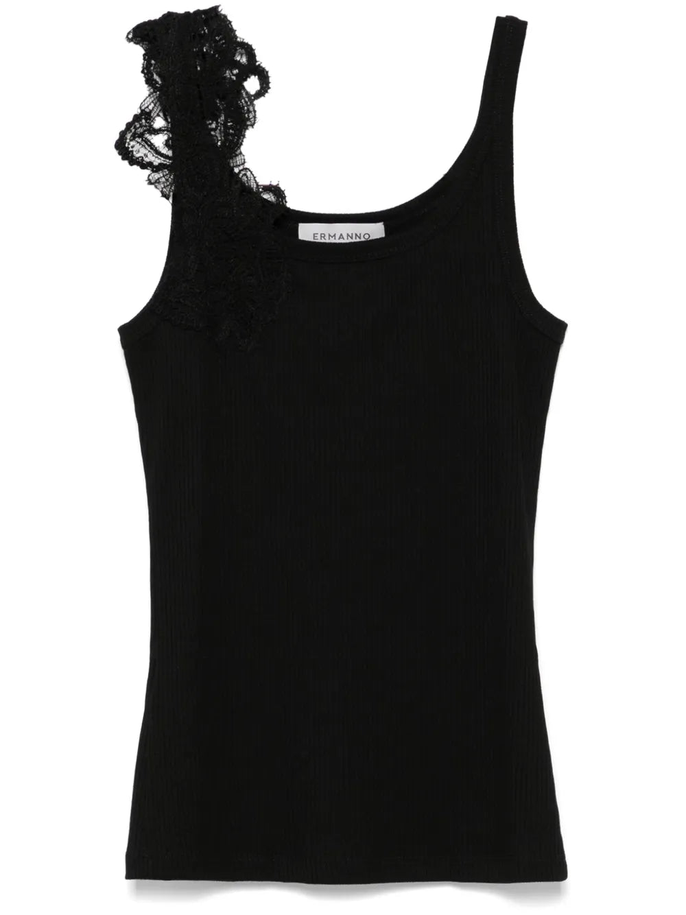 Lace-Trim Tank Top