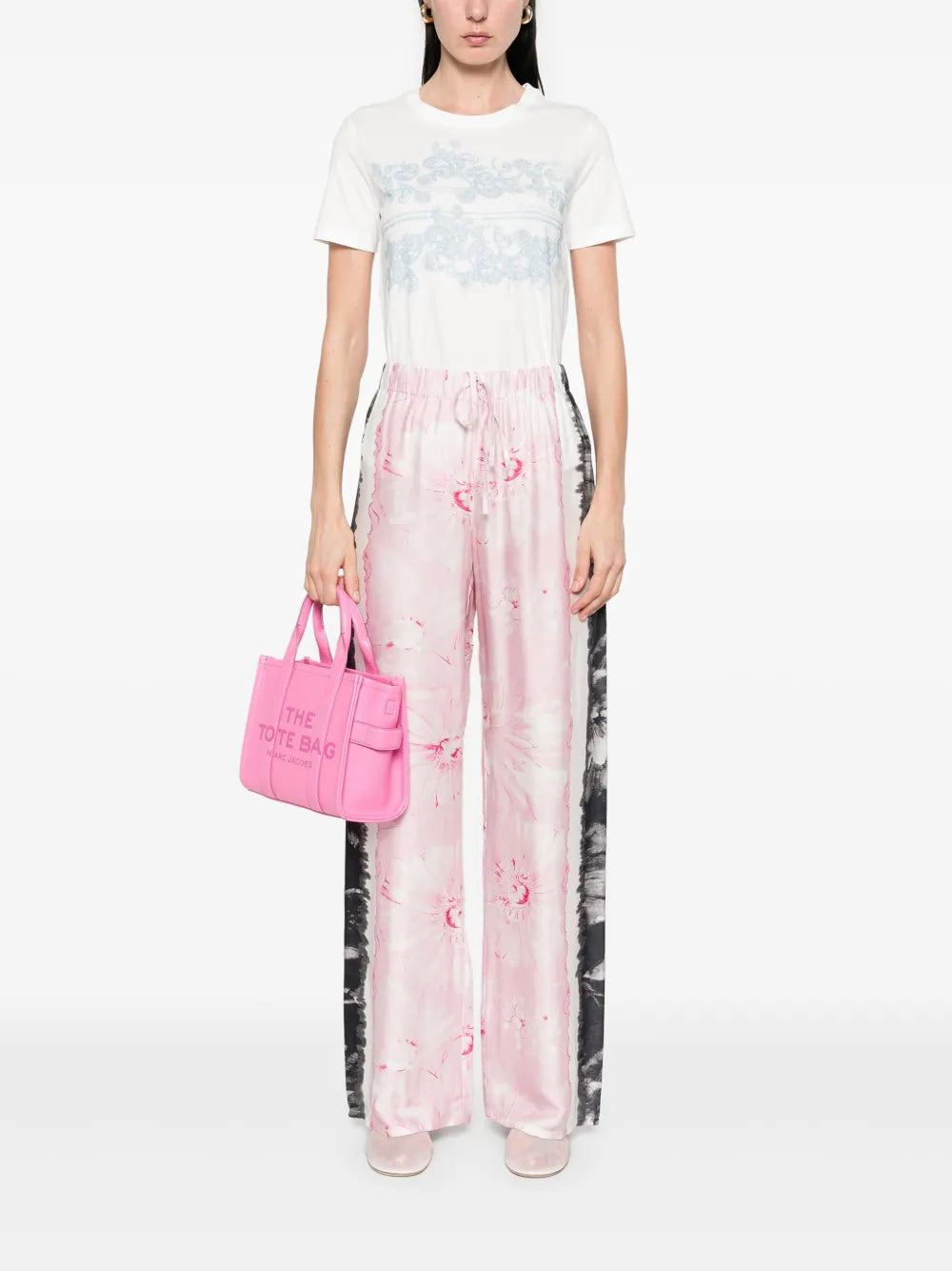 Crystal-Embellishment T-Shirt