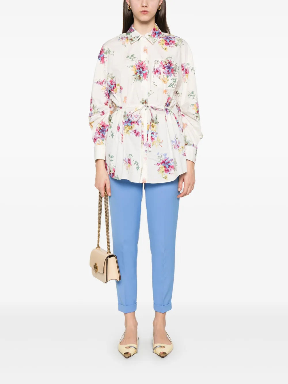 Floral-Print Shirt