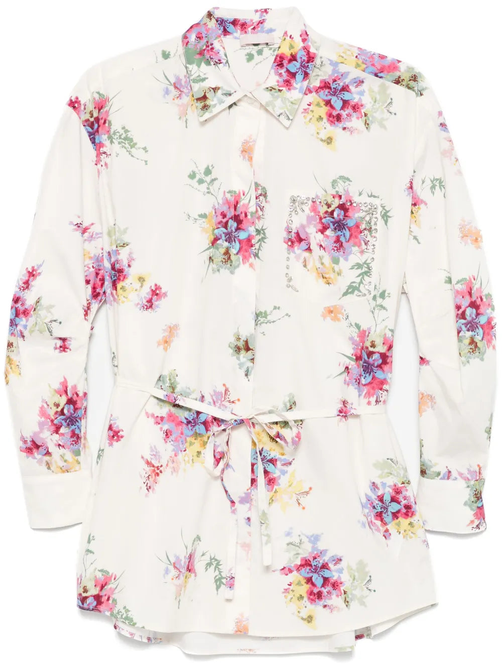 Floral-Print Shirt