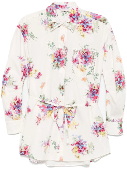 Floral-Print Shirt