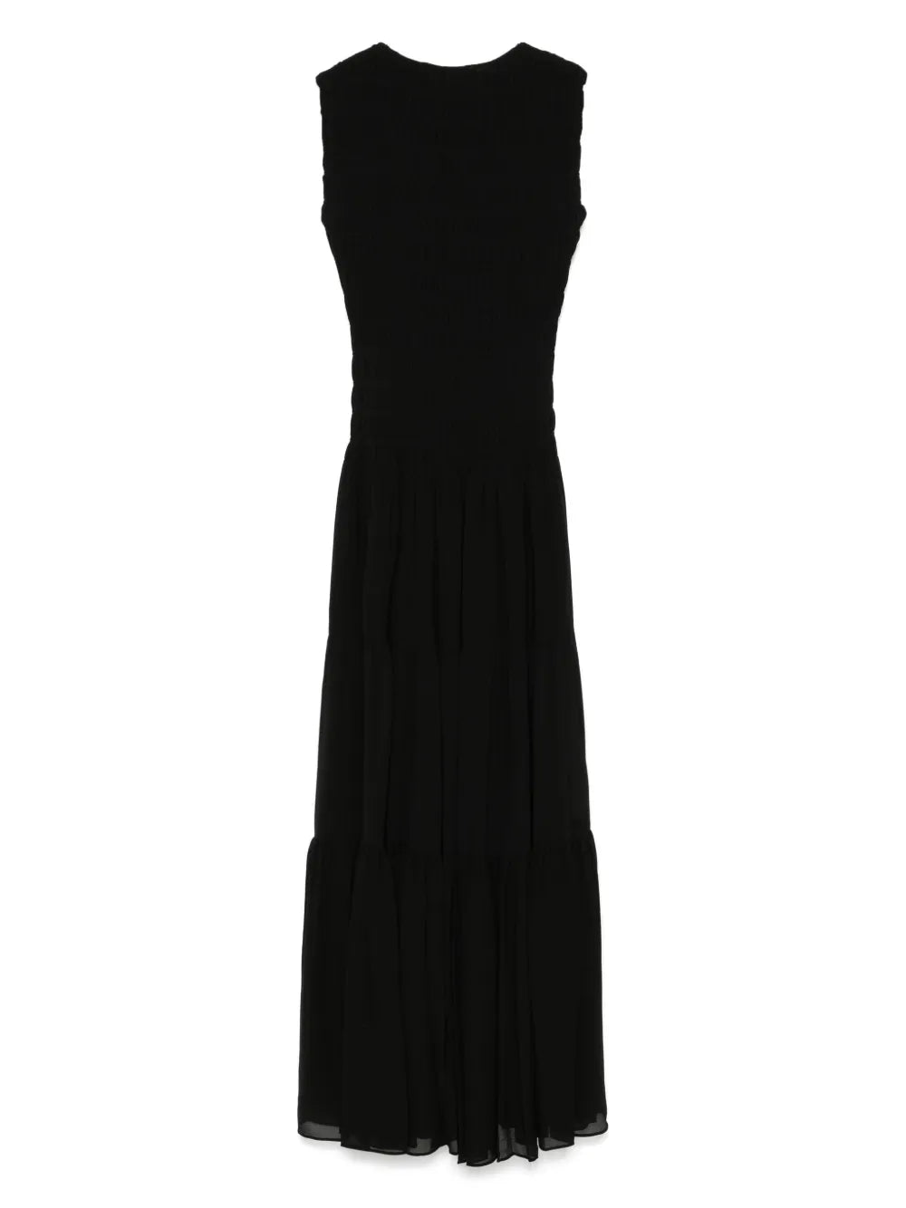 Gathered Georgette Maxi Dress