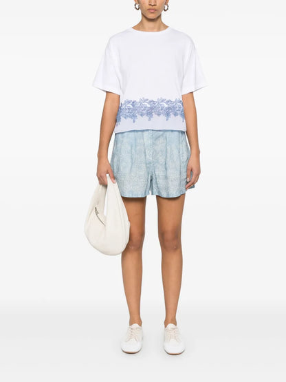 Floral-Lace T-Shirt