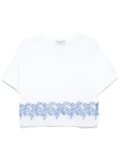 Floral-Lace T-Shirt