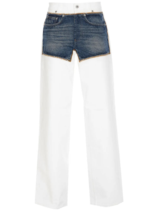 Petit Grand Trompe L'Oeil Wide Jeans