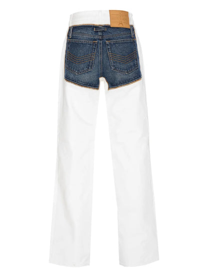 Petit Grand Trompe L'Oeil Wide Jeans