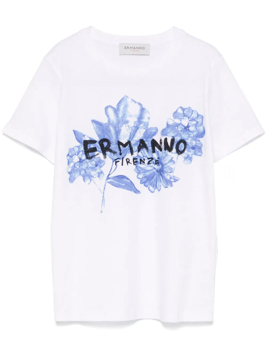 Crystal-Embellished T-Shirt