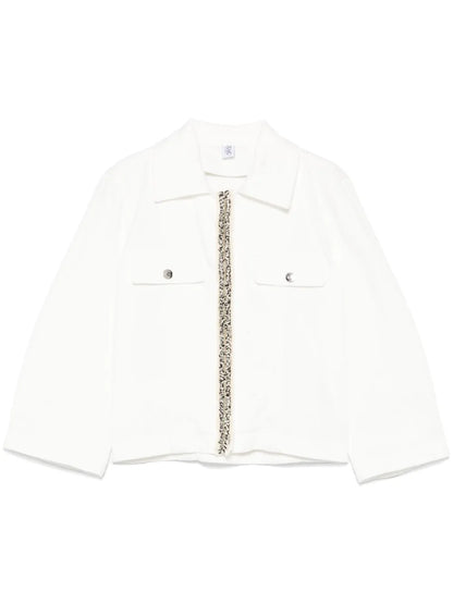 Bouclé-Detail Jacket