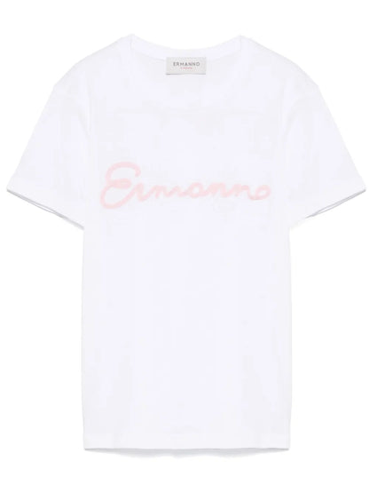 Crystal-Embellishment T-Shirt