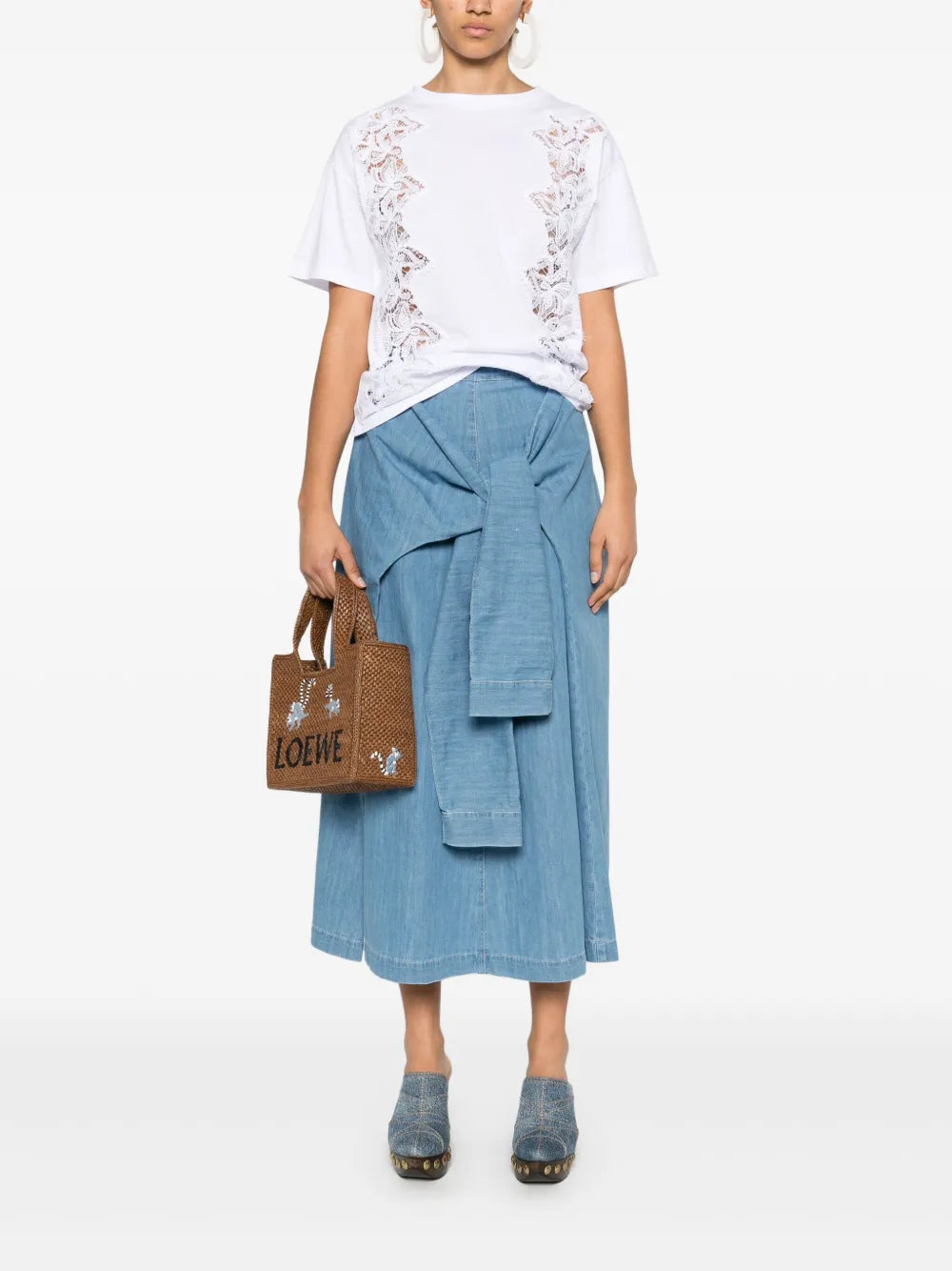 Lace-Detail T-Shirt
