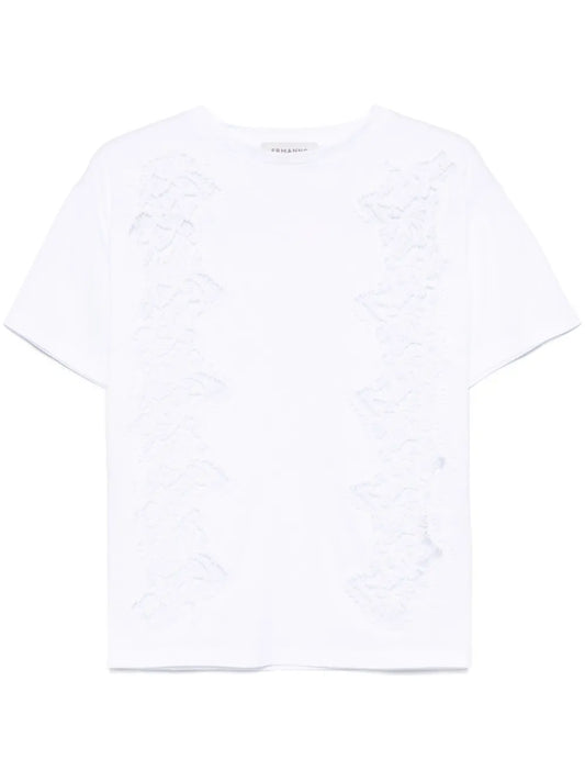 Lace-Detail T-Shirt