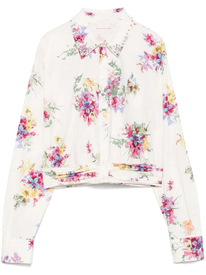 Floral-Print Shirt