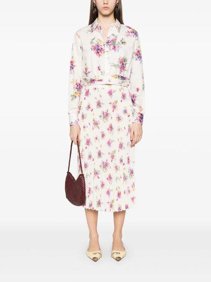 Floral-Print Shirt