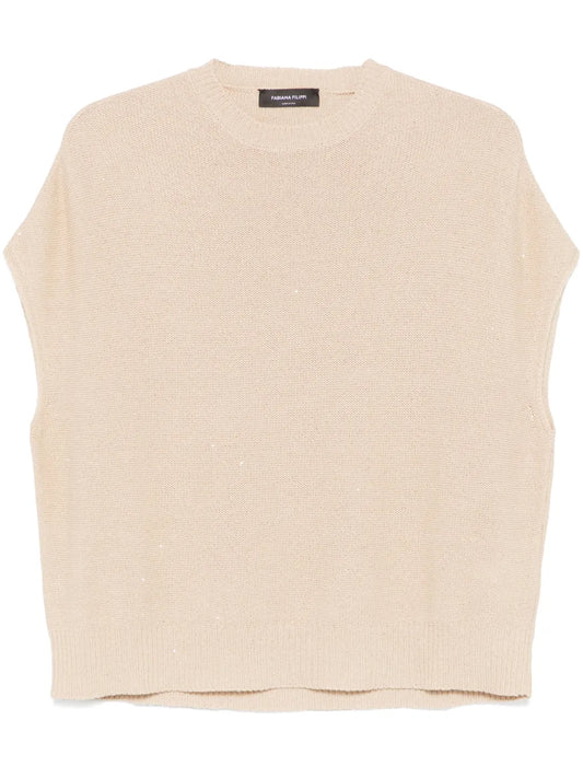 Fine-Knit Vest
