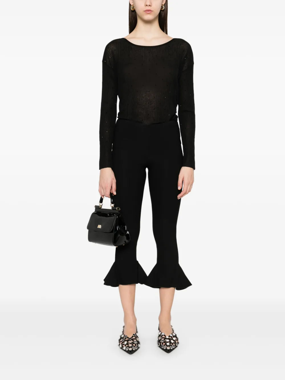 Crystal-Embellished Top