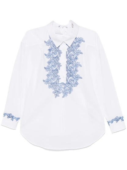 Floral-Lace Blouse