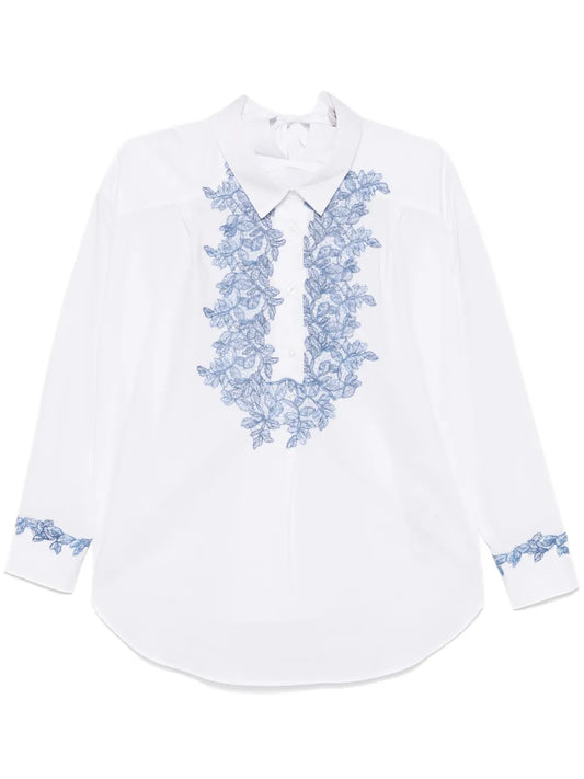 Floral-Lace Blouse