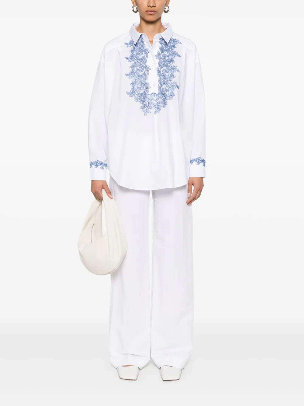 Floral-Lace Blouse