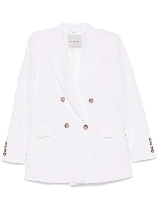 Floral-Lace Blazer