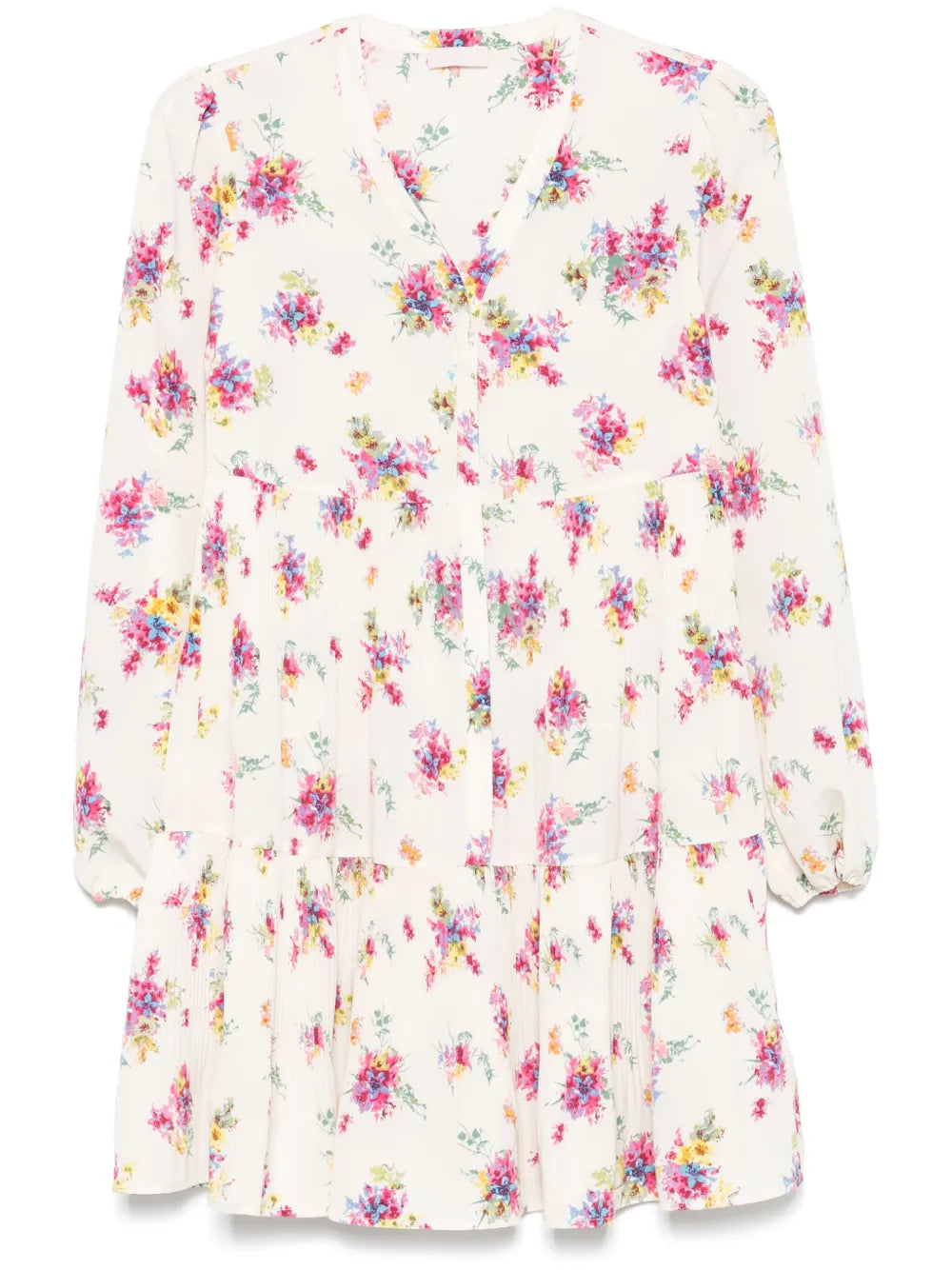 Floral-Print Mini Dress