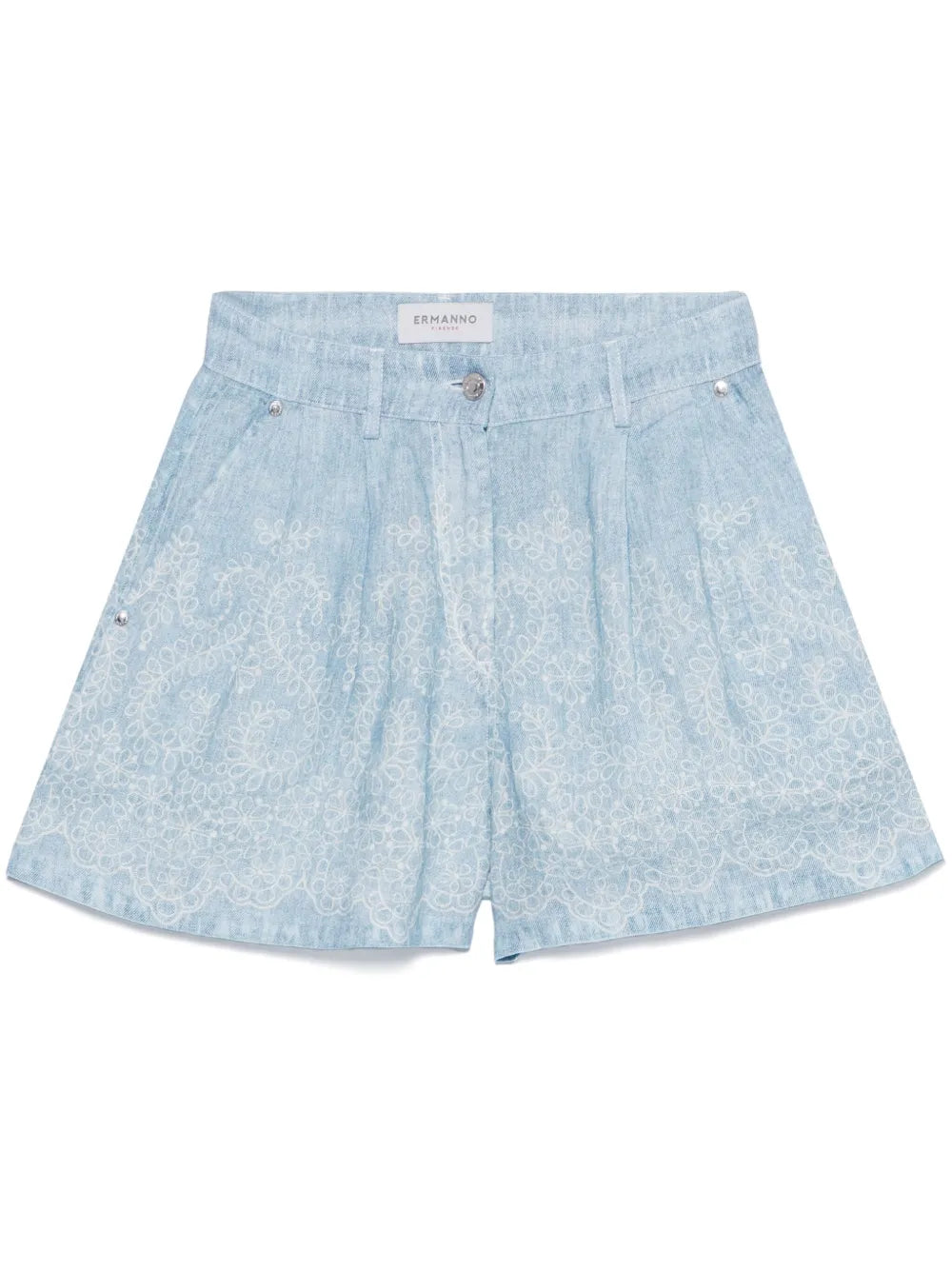 Floral-Print Shorts