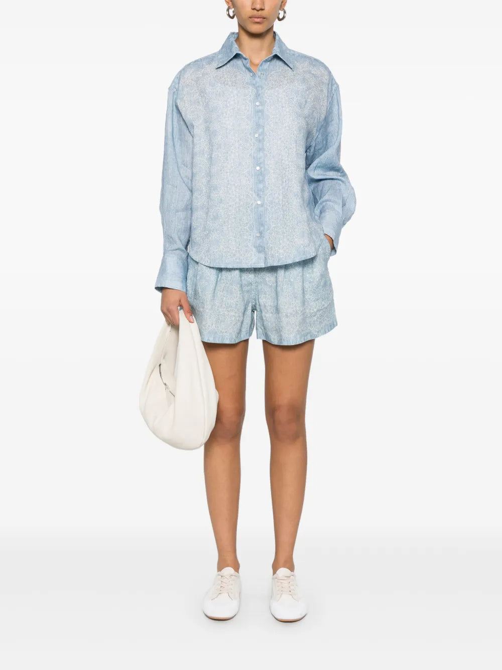 Floral-Print Shorts