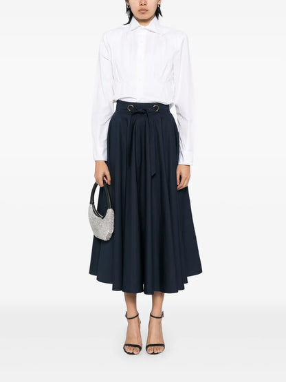 Circle Tied-Waist Skirt