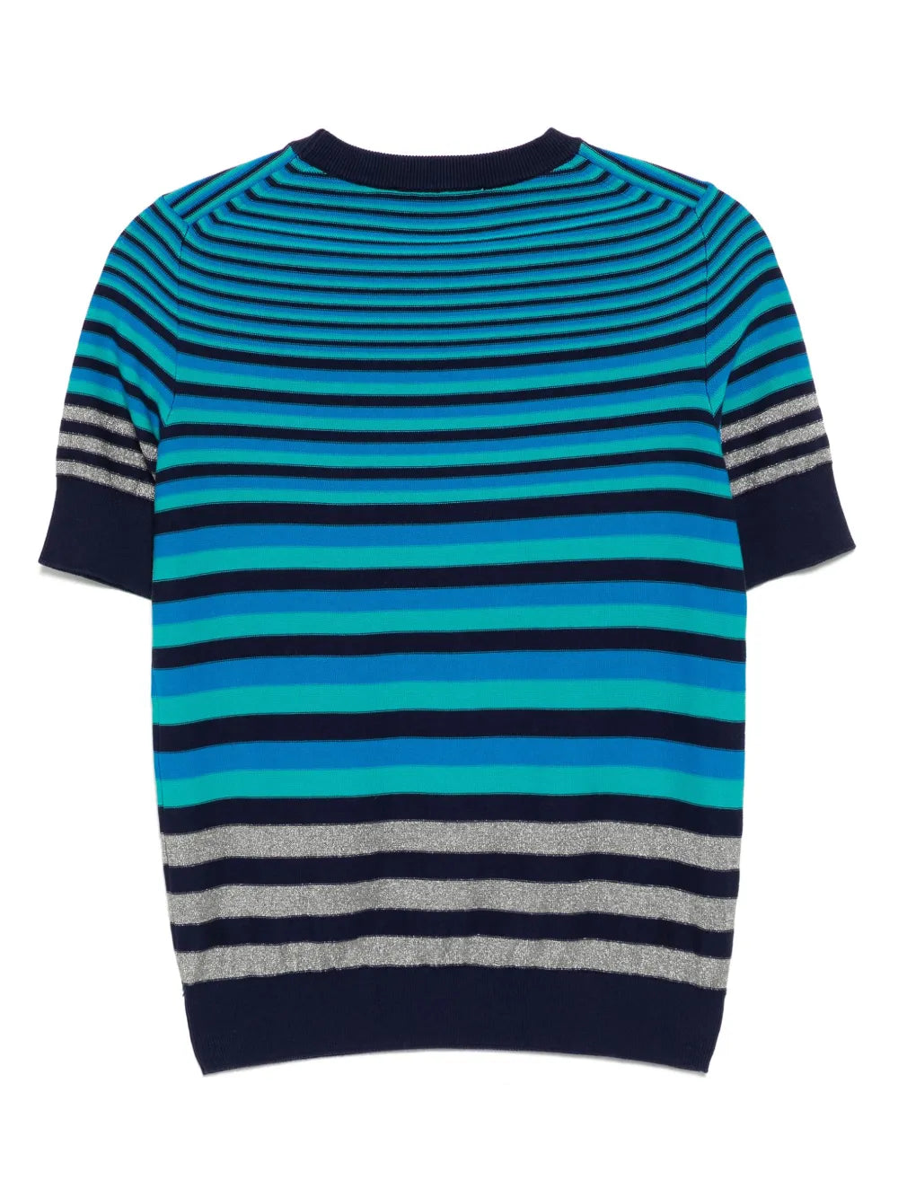 Short-Sleeved Striped Top