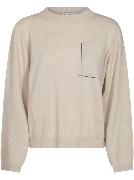 Monili Chain-Detail Sweater