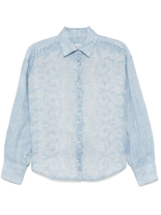Floral-Print Shirt