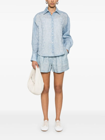 Floral-Print Shirt
