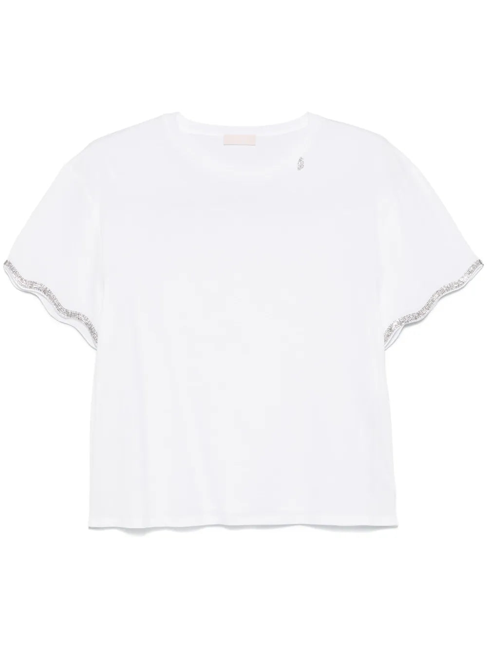 Crystal-Embellishment T-Shirt