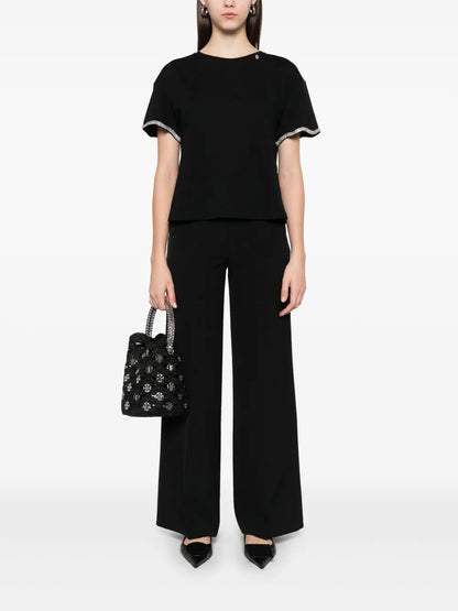 Crystal-Embellishment T-Shirt