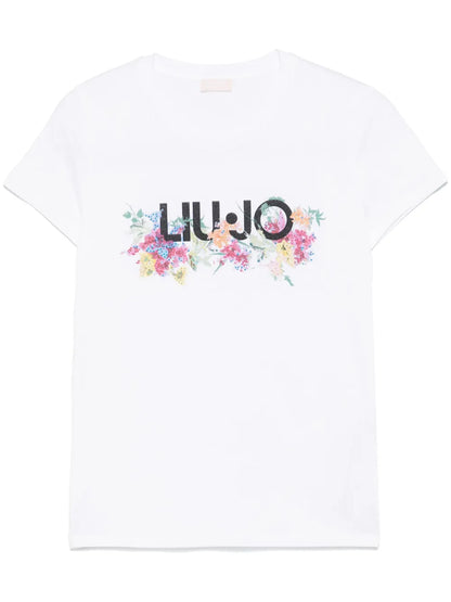 Crystal-Embellishment T-Shirt
