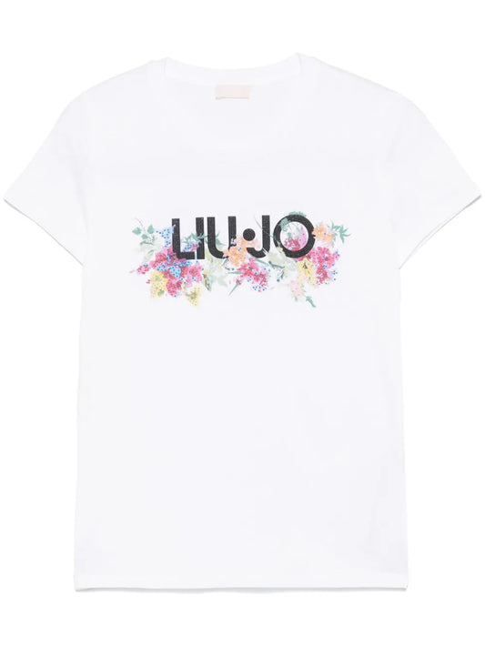 Crystal-Embellishment T-Shirt