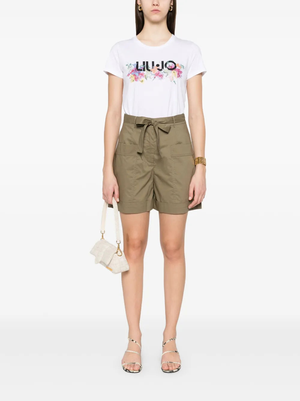 Crystal-Embellishment T-Shirt