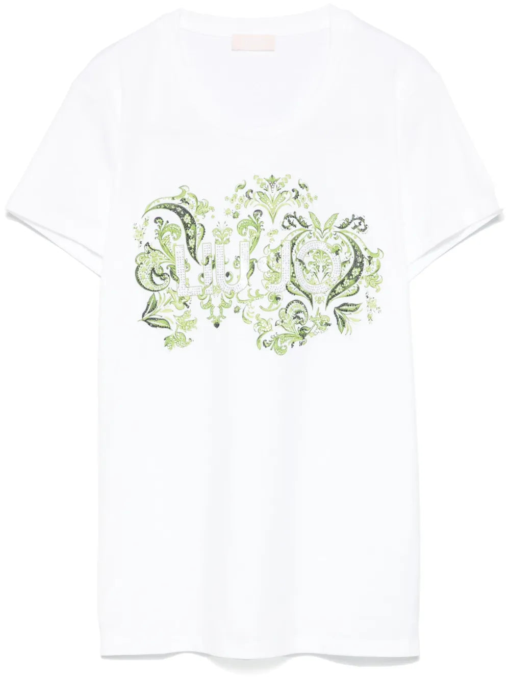 Crystal-Embellishment T-Shirt