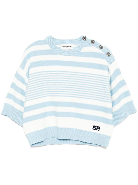 Striped Cotton Sweater